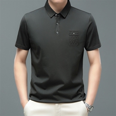 2024纯棉休闲款Polo衫男短袖夏季青年百搭T恤男上衣QP1902-P55，男装T恤，星座1105-3