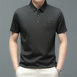 2024纯棉休闲款Polo衫男短袖夏季青年百搭T恤男上衣 QP1902-P55图片