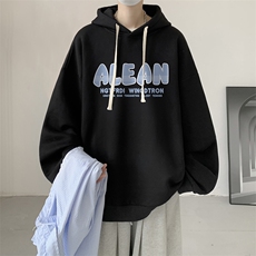 连帽卫衣男大码运动服帽衫外套WY2291-P35加绒款-P40，男装卫衣，电商A040