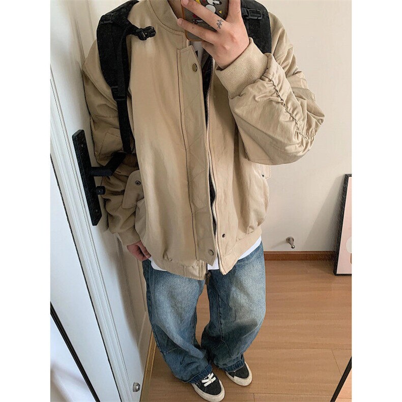 【有货】XZ434CC-特P76美式飞行夹克男春秋短款棒球服外套,男装夹克,星座1007（原301D）