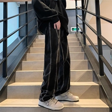 欧美高街vibe风裤子男春秋ins潮牌扎染牛仔裤男宽松直筒N733-P45，男装牛仔裤，星座1008