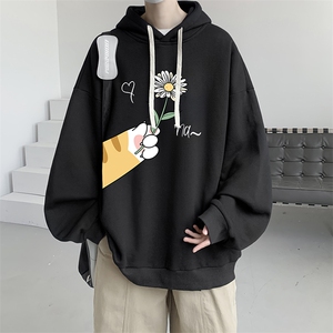连帽卫衣男大码运动服帽衫外套WY2265-P35加绒款-P40