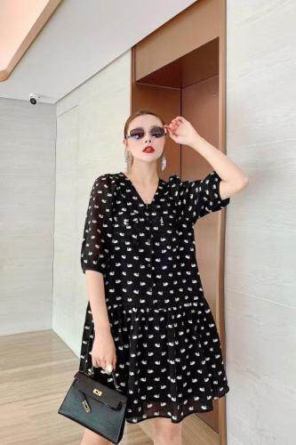 夏季新品，天丝底刺绣连衣裙，女装连衣裙，YUSIJIA 雨思佳