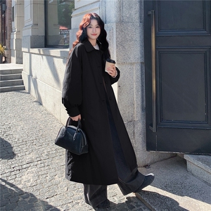 冬季新款 英伦赫本风 长款风衣型羽绒服 2157  P310  K468图片