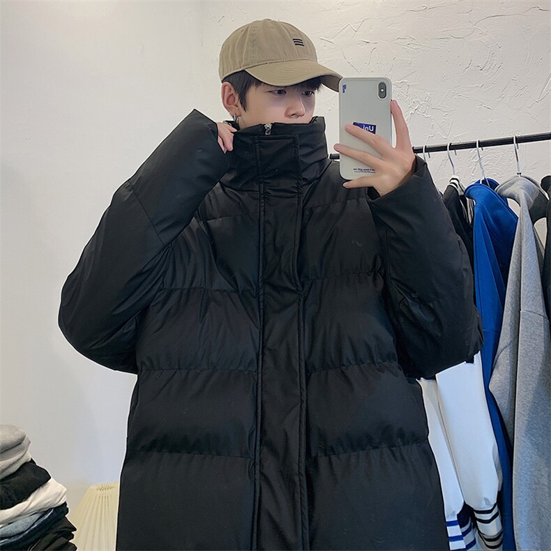 港风哑光棉衣男手塞棉夹克PU皮棉服外套男225-2-20503-P115图片