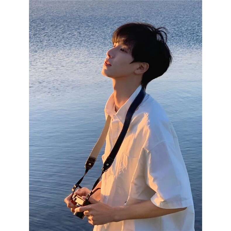 白色短袖衬衫男夏季冰感日系cityboy衬衣半袖少年感穿搭CS520,男装T恤,星座1116A（原606A-3）