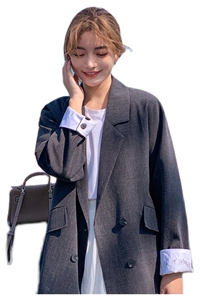 255-2075 秋装西装外套女图片