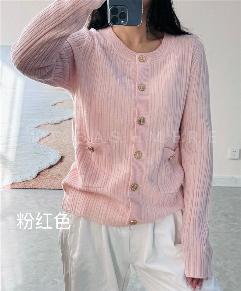 羊绒衫女春秋季新款宽松大码内搭上衣针织打底衫V领洋气套头毛衣,针织衫/毛衣,启东羊绒
