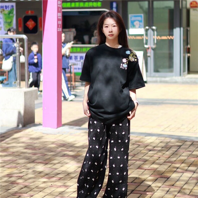 XZ809A/BBBT40/P20/控38重磅印花美式复古圆领T恤,男装T恤,星座809A(原222-1)
