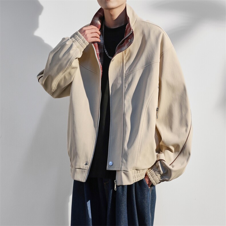 JK8871-P75L-9XL2025秋冬新款翻领夹克外套控128,男装夹克,星座109