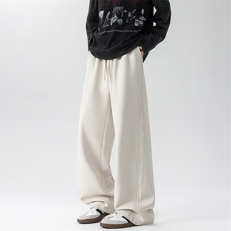 8XL-M新款美式秋季运动大码卫裤男士休闲宽松阔腿长裤子K9157P58,男装休闲裤,电商D206-1