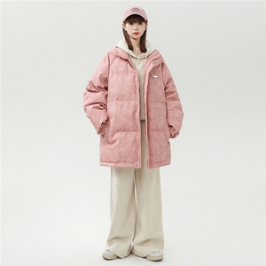 白墙PU皮复古做旧金属设计棉衣男MY77102P130控198抖音控228图片