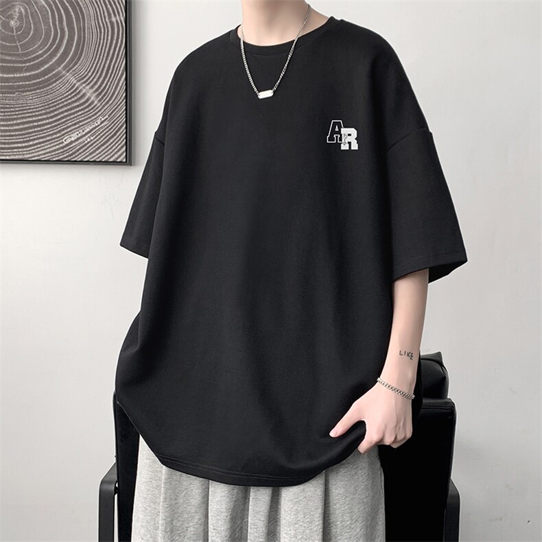 230g重磅纯棉短袖t恤男大码半袖半截袖DX17369-P20,男装T恤,电商A040