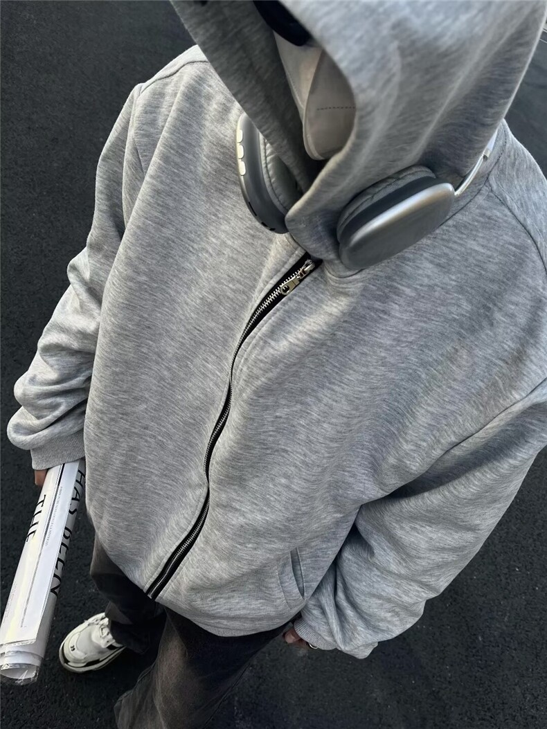 连帽卫衣男春季宽松开衫卫衣外套1001-1-WY12-P70,女装短外套,星座1001-1