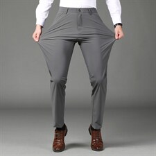K666钱塘2020-2春秋薄款时尚休闲商务中年男士休闲裤主推款P65，男装休闲裤，钱塘207-2