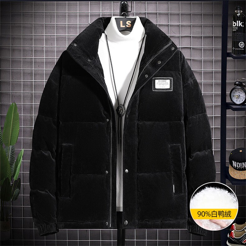 网格挂拍2026新款90%白鸭绒大码M-8XL男士羽绒服XZ109-Y9795-P175，男装羽绒服，星座109