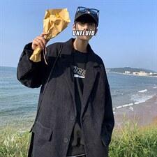 灯芯绒西服外套男韩版潮流痞帅dk西装春季X2115P58，男装西服，星座1116-2