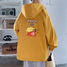 ！春秋新款港风休闲连帽夹克男宽松外套男装DJK257-P45图片