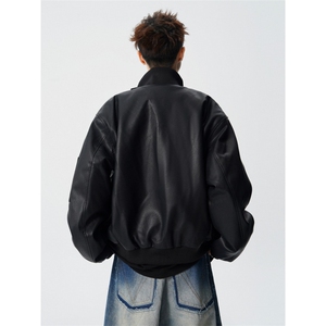706-LK5031-P128 现货 冬季男士美式座山雕加厚皮毛一体棉服外套图片