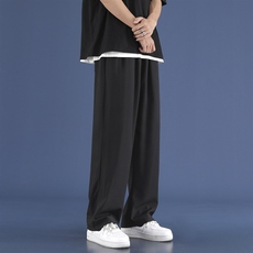 冰丝休闲裤2023夏季超薄韩版潮流百搭宽松休闲裤子2028-特批22，男装休闲裤，星座718-1