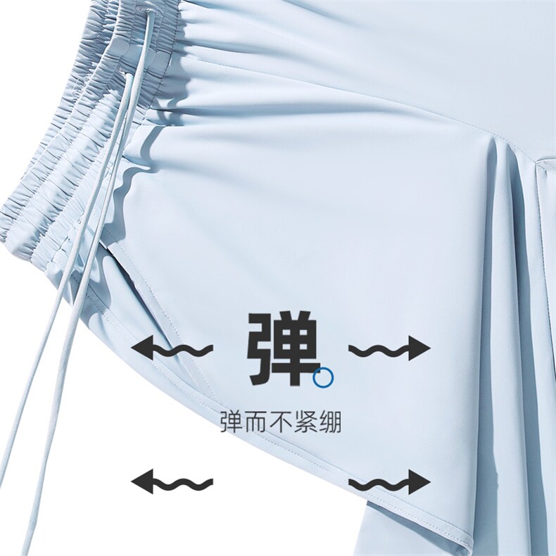2025年夏季免烫处理直筒裤长裤松紧冰丝防晒直筒裤,女装休闲裤,初己品牌服饰全品类供货