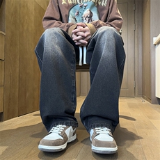 抖音直播高品质牛仔裤男宽松阔腿裤416B-1-NH708-P55限78，男装牛仔裤，星座416B-1