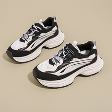 春季新款韩版透气老爹鞋女ins学生休闲鞋女厚底跑步女鞋，女鞋休闲鞋，电商A223