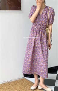 碎花连衣裙,女装连衣裙,浪漫E点