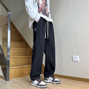 垂感休闲裤子男春季潮牌卫裤大码宽松直筒阔腿休闲长裤K4998-P30图片