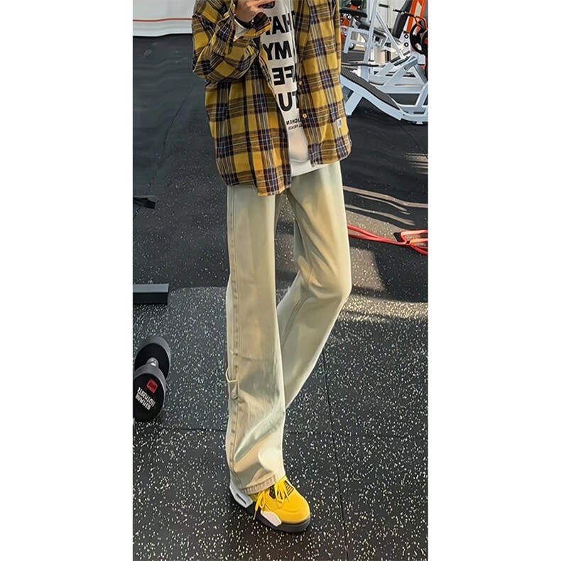美式ins高街vibe重工艺水洗牛仔裤货号K2316P55加绒P70,男装牛仔裤,电商A063