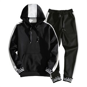 有报告潮流两件套运动服套装男士外套春季卫衣 DS53T图片