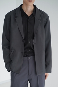 男士西装英伦轻熟风男士单排扣西服XF01 P55图片