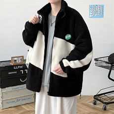 冬款加绒加厚棉衣外套港风潮羊羔绒宽松棉服男士8146-P115控价158，男装棉衣，电商A441-1
