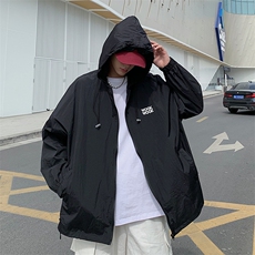 外套男夏季2022新款宽松潮牌男生运动上衣休闲衣服防晒衣J153P40，男装夹克，星座1116-2