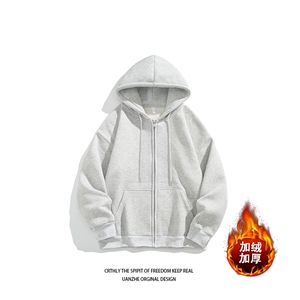 加绒加厚连帽卫衣男多色性价比潮流外套23XW99501J-特批40图片