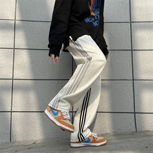 三条杠高街 牛仔裤直筒拖地裤B342-NK1004-P55控68图片