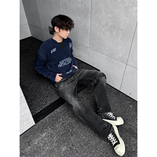 【有货】cleanfit马海毛v领毛衣高级感痞帅美式针织衫TQ01LL-P65，男装针织衫/毛衣，星座1007（原301D）