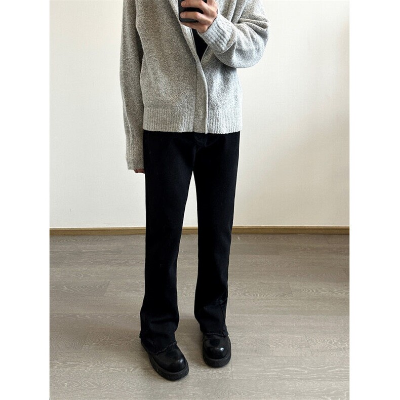 cleanfit纯黑色修身显瘦顶男神裤,男装牛仔裤,星座310A-4