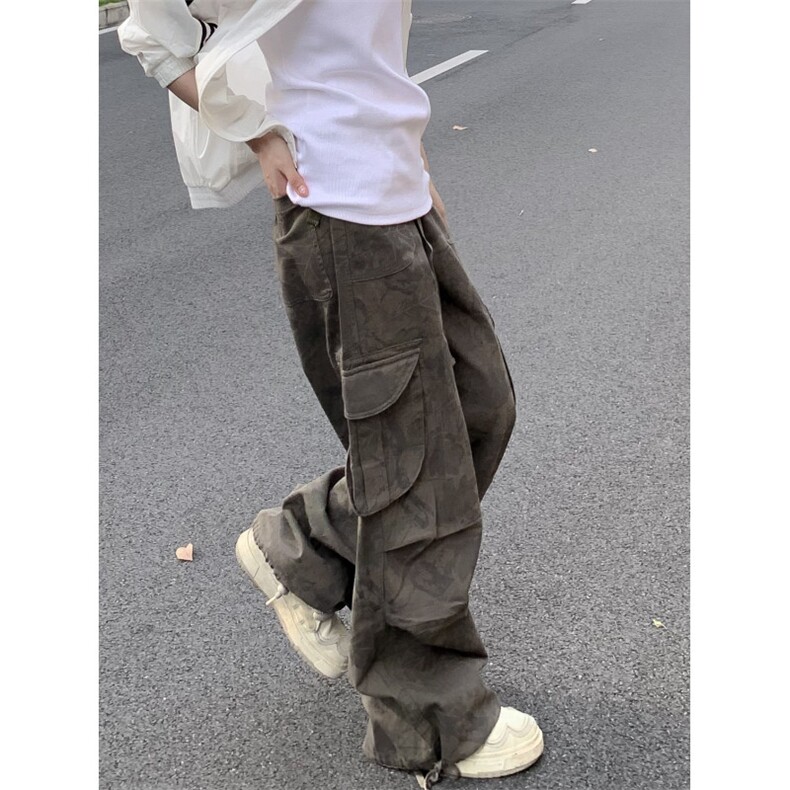 【网图有货】美式复古迷彩工装裤男女降落伞兵裤子MCK01LL-特P50,男装工装外套,星座1007（原301D）