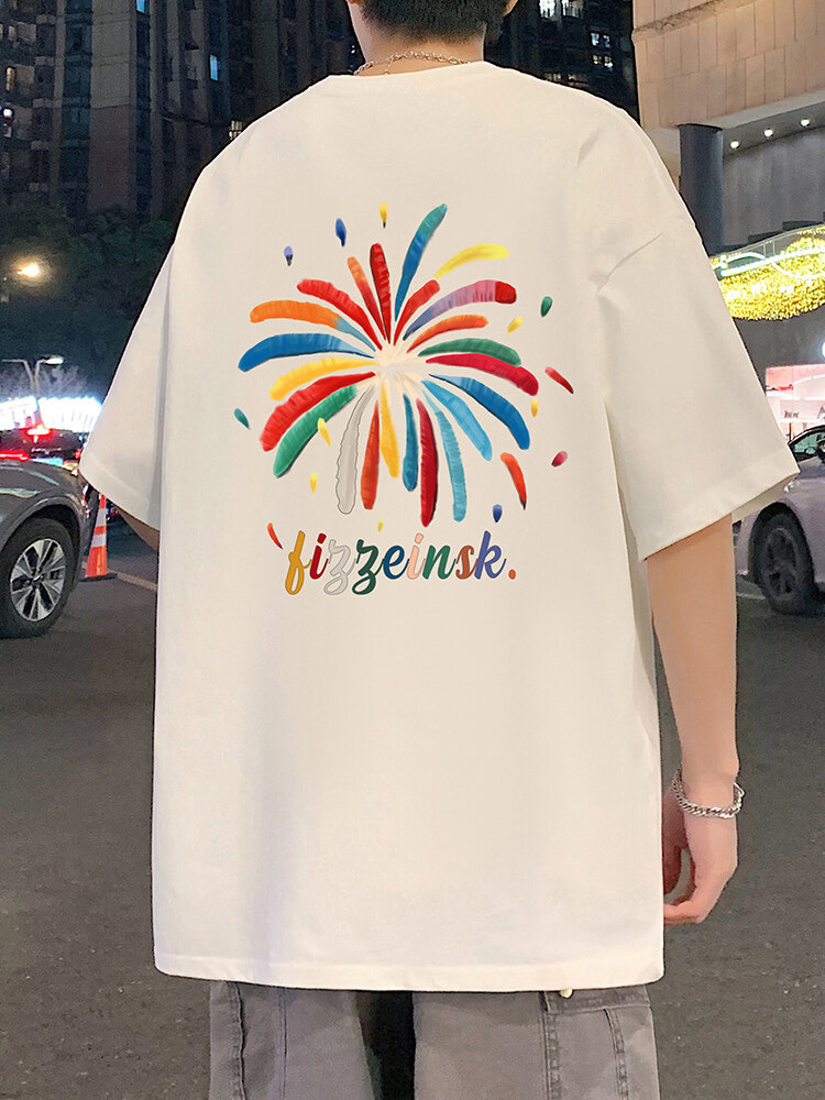 T829港风潮牌高街美式短袖T恤男夏季新款宽松重磅纯棉体恤,男装T恤,星座304A
