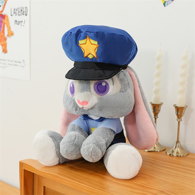 朱迪兔子警官潮流动物礼物女生，广发毛绒玩具