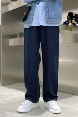 2025秋冬新款港风纯色直筒宽松日系牛仔裤潮男B381-2/9915/P58，男装牛仔裤，电商B381-2
