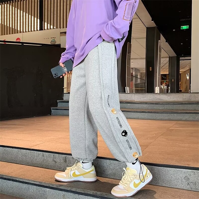 218-1-P40-CK1008新款时尚休闲潮男百搭束脚裤,男装休闲裤,四季星座218-1