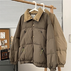 加绒加厚冬款男棉衣工装拉链口袋面包服保暖棉袄外套MY16P85，男装棉衣，星座1013-1