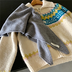 时尚百搭通勤三角巾，周边，伊绒腾羊绒