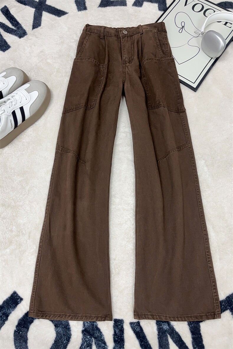 B221美式ins高街宽松直筒洗褪工装休闲牛仔裤LK25611-特P48控88,男装牛仔裤,电商B221