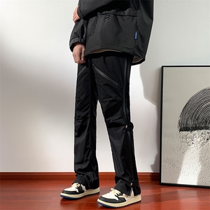 美式vibe机能裤子高街潮户外防水拉链工装裤男A068-DDK162-TP65图片