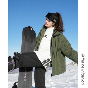 24冬单板防水山系户外中性风滑雪服男加棉加厚情侣款外套M70-P140图片