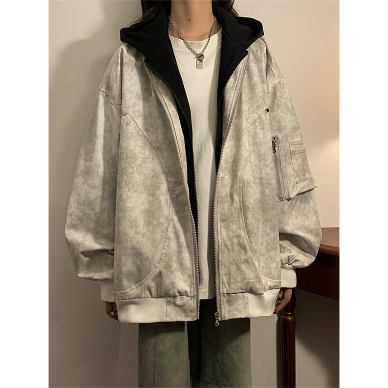 春季假两件青少年百搭夹克情侣春装外套XZ102B-1-JK2533P90,男装夹克,星座102B-1