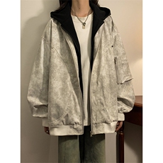 春季假两件青少年百搭夹克情侣春装外套XZ102B-1-JK2533P90，男装夹克，星座102B-1